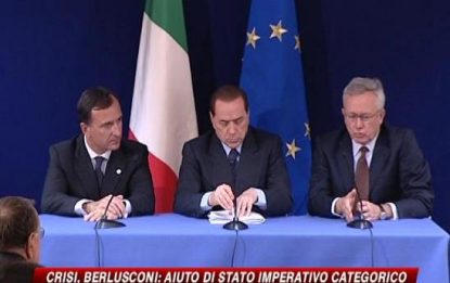 Bruxelles, Berlusconi rilancia aiuti di Stato alle imprese