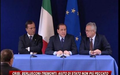 Consiglio Ue, Berlusconi rilancia aiuti di Stato a imprese