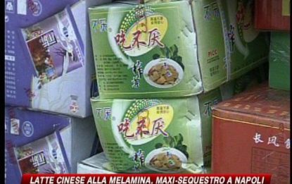 Napoli, maxi-sequestro di latte cinese alla melamina