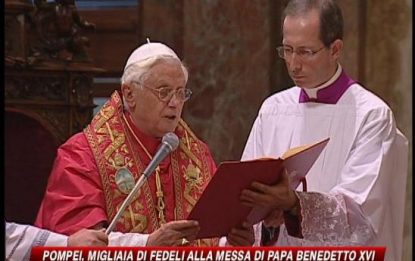 Pompei, il Papa denuncia il persistere dell'anticlericalismo