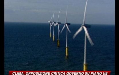 Clima, Berlusconi: Italia non isolata, altri 9 stati con noi