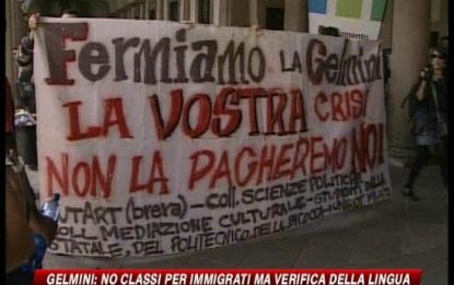 Scuola, Gelmini: Nessuna classe ponte per gli immigrati