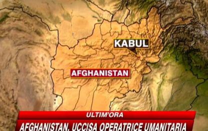 Afghanistan, assassinata dipendente di una Ong occidentale