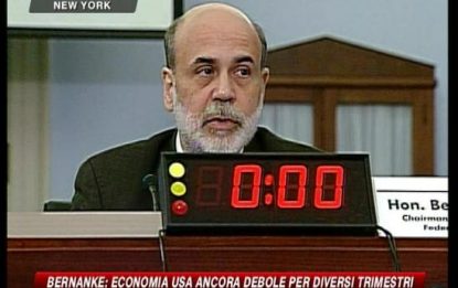 Crisi Usa, Bernanke: "Economia debole per diversi trimestri"