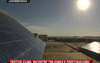 Clima, in corso il vertice Ue. L'Italia chiede modifiche