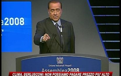 Crisi, Berlusconi: un tavolo con banche e imprese