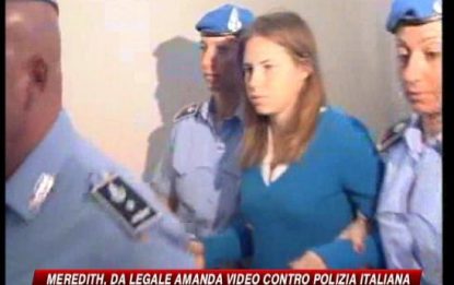 Meredith, da legale Amanda video contro polizia italiana