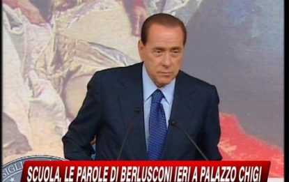 Berlusconi: "Mai parlato di Polizia nelle scuole"