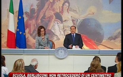 Scuola, Berlusconi: "Forza pubblica contro le occupazioni"