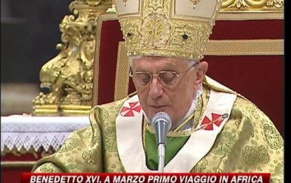 Il Papa annuncia: "A marzo andrò in Africa"