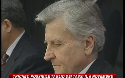 Trichet: "Possibile taglio dei tassi il 6 novembre"