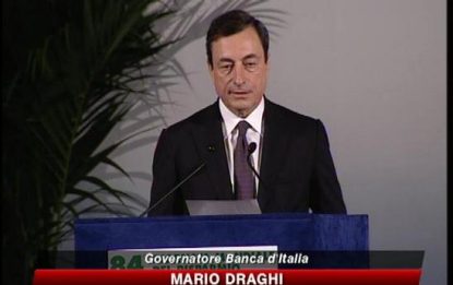 Giornata risparmio, Draghi: "Stagnazione fino a metà 2009"