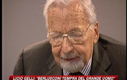 Torna Licio Gelli, l'ex-venerabile maestro in Tv