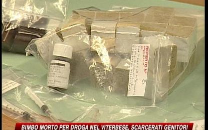 Bimbo morto per droga nel Viterbese, scarcerati genitori