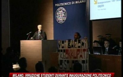 Università, al Politecnico di Milano in cattedra la protesta