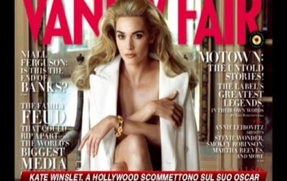 Kate Winslet, aspettando l'Oscar la copertina di Vanity Fair