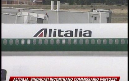 Alitalia, sindacati incontrano Fantozzi