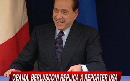 Gaffe su Obama, Berlusconi discute con un giornalista Usa