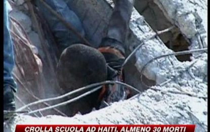 Crolla scuola elementare ad Haiti, 30 vittime