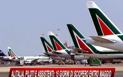 Alitalia, autonomi verso lo sciopero