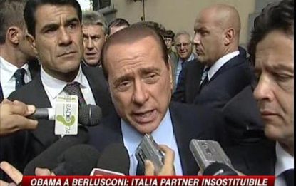 Berlusconi a Obama: "Tua vittoria è cambiamento epocale"