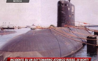 Guasto su un sottomarino atomico russo, 20 morti