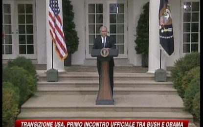 Bush apre la Casa Bianca a Obama