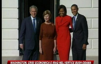 Obama da Bush, partita la transizione. Priorità alla crisi