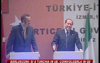 Berlusconi: La Turchia nell'Ue