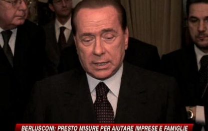Crisi, Berlusconi: In arrivo misure per famiglie e imprese