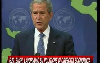 G20, Bush: summit molto produttivo