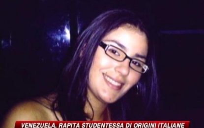 Venezuela, ore di ansia per la studentessa italiana rapita
