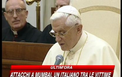 Mumbai, Benedetto XVI: cessino tutti atti di terrorismo