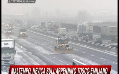 L'Italia paralizzata dalla neve
