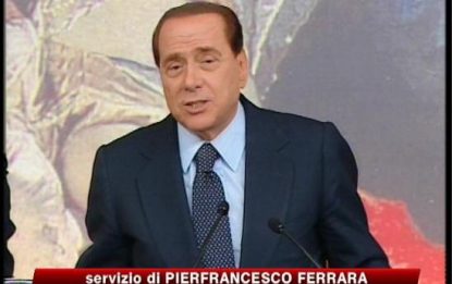 Crisi, Berlusconi: per il dialogo la sinistra rompa con Idv