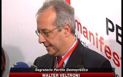 Tassa SKY, Veltroni contro Berlusconi