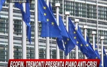 Tremonti presenta il piano anticrisi all'Europa