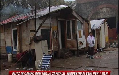Roma, sequestri milionari nel campo nomadi di Casilino