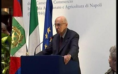 Il presidente Napolitano: Cannavò, un testimone della lealtà