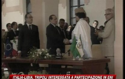 Libia interessata a partecipazione in Eni