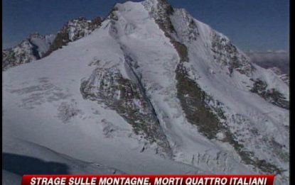 Incidenti in montagna, quattro morti sulle Alpi