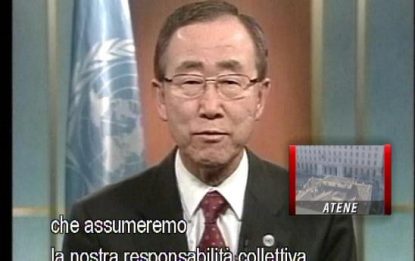 Diritti umani, Ban Ki Moon: Serve responsabilità collettiva