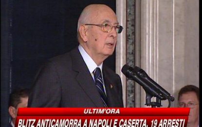 Giustizia, Napolitano chiede una "riforma condivisa"