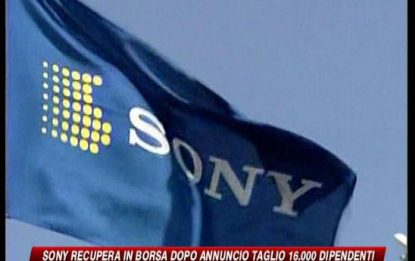 Sony rialza la testa in borsa dopo i 16mila tagli