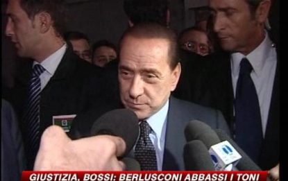 Giustizia, Berlusconi apre al confronto in Parlamento