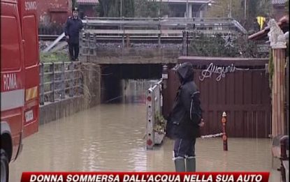Roma allagata, una donna muore a Monterotondo