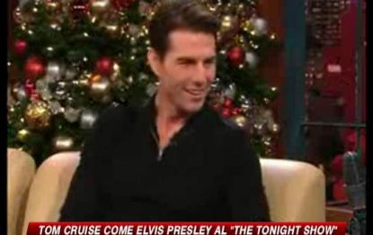 Tom Cruise come Elvis al "The tonight show"