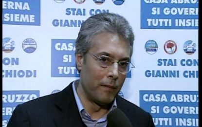 Elezioni Abruzzo, Chiodi nuovo presidente della regione