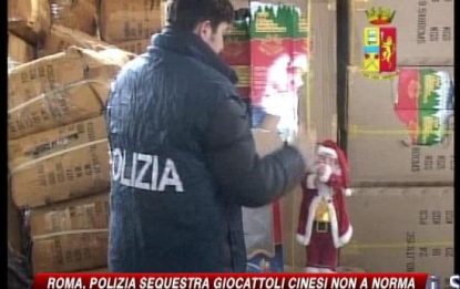 Roma, sequestrati giocattoli cinesi pericolosi