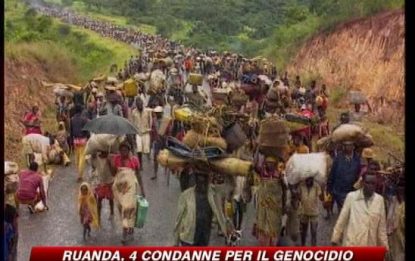 Ruanda, 4 condanne per il genocidio